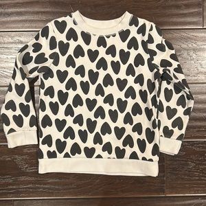 Cat & Jack Hearts Crewneck